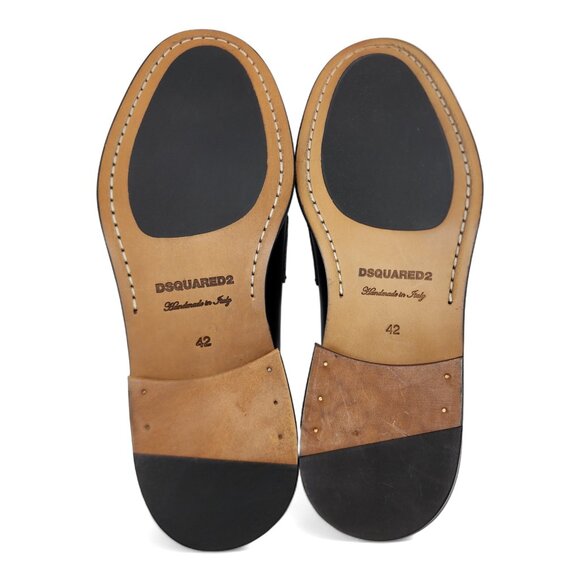 Dsquared2 Gothic Leather Loafers in Black - Picture 11 of 11